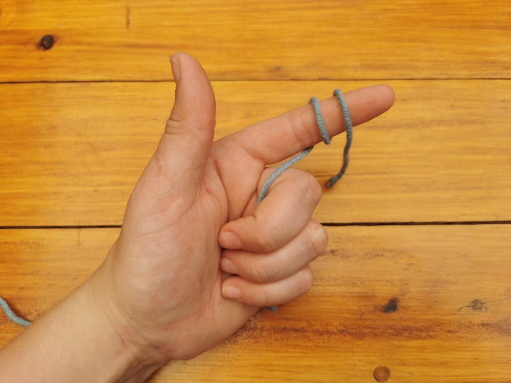 Forming two loops around the finger is crucial for creating a secure slip knot