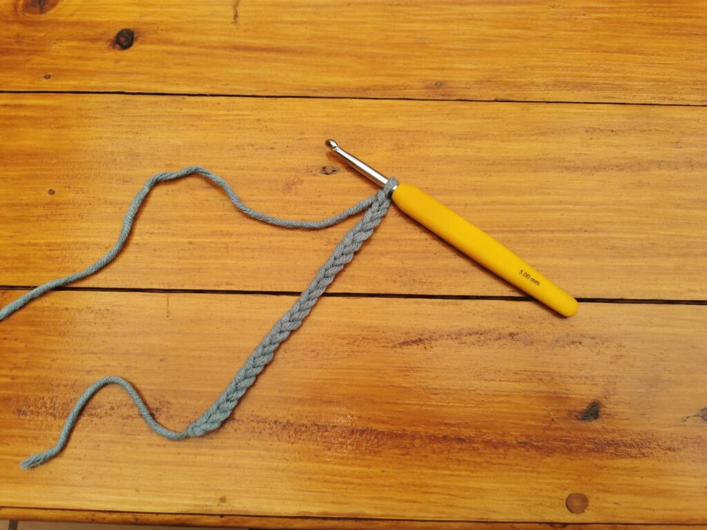 Creating a foundation chain sets the width for your crochet project