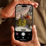 iPhone mockups showcase Lapse app's camera interface with developing photos.