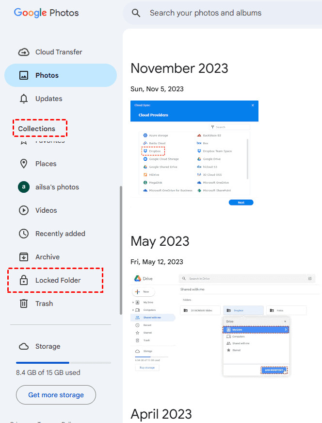 Locked Folder in Google Photos