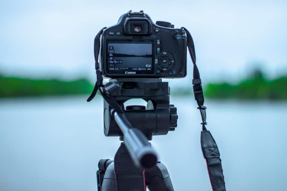 close-up of digital camera