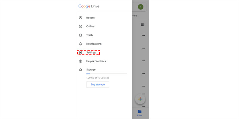 Access the Backup settings within the Google Drive app to manage your photo backups