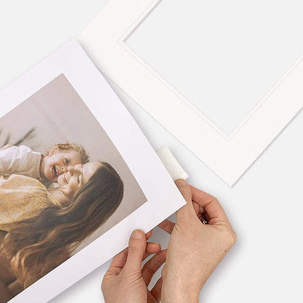 Archival acid-free hinging tape for photo mounting