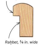 Miter saw cutting a wooden frame piece