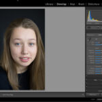 Adobe Lightroom editing interface