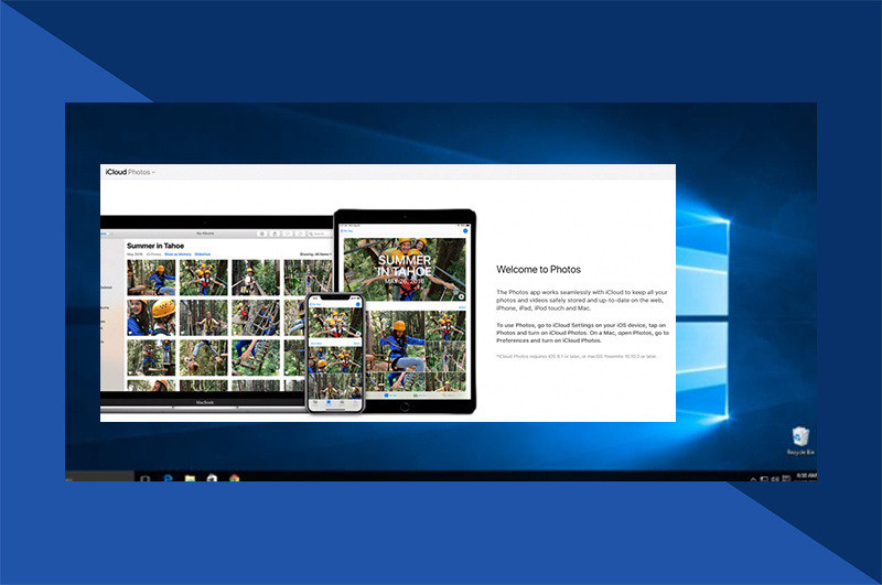 Access iCloud Photos on Windows PC