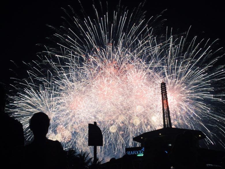 Location scouting for iPhone fireworks photography