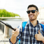Add timestamp to a travel photo