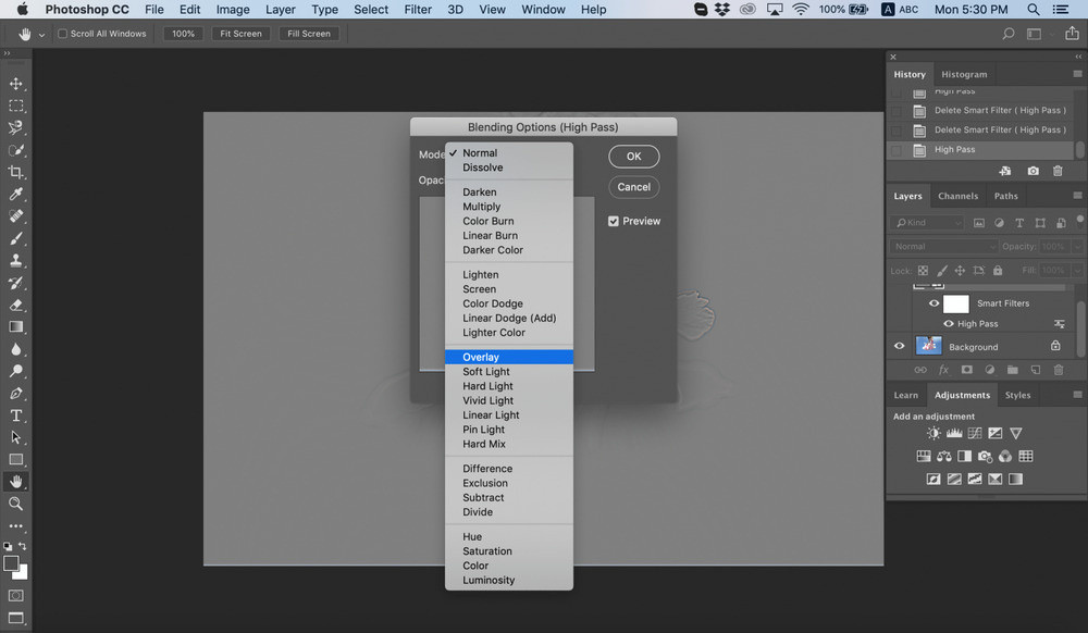 Shake Reduction Tool in Photoshop