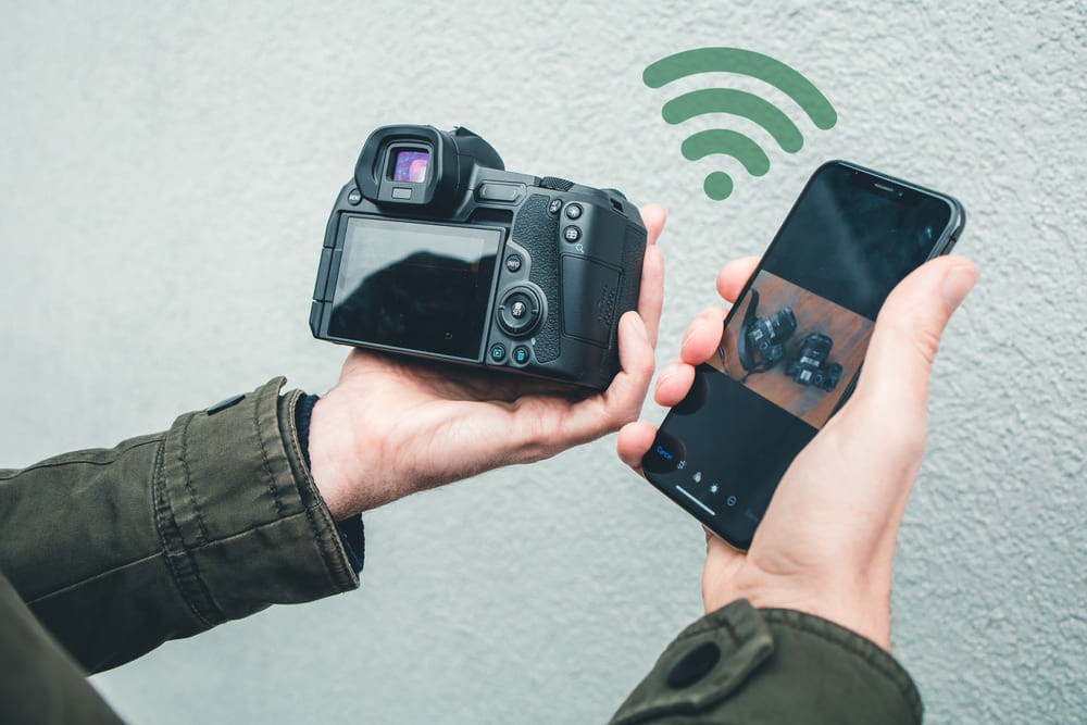 Wi-Fi enabled camera