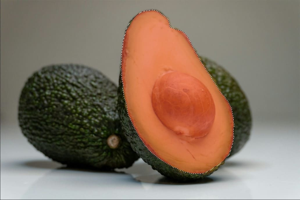 Image mask showing selective edits