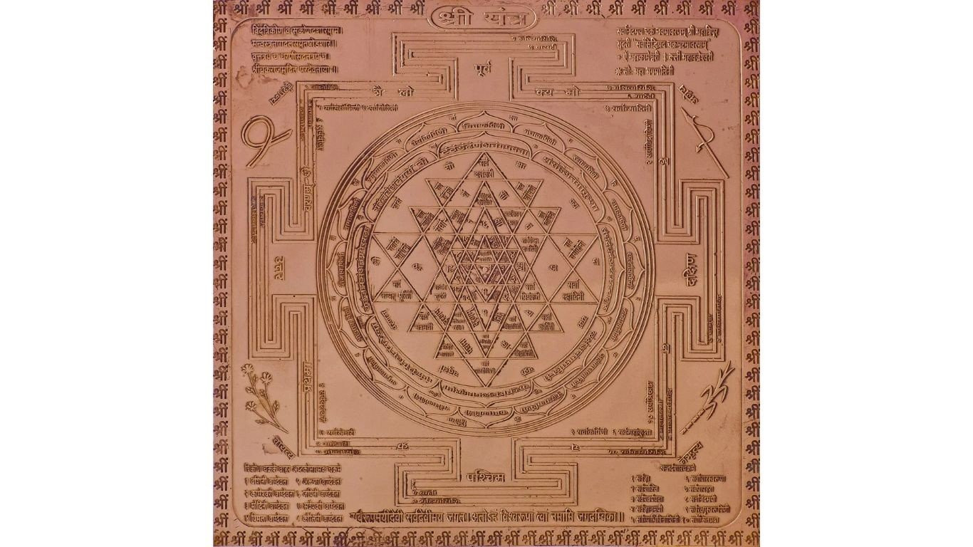 Hindu Yantra - a ritual device that reduces the gap between the human and mortal realm