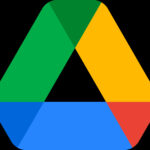 Google Drive app icon on an iPhone