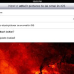 A close-up of an email interface with the "Attach" button highlighted, demonstrating how to properly attach a JPEG file.