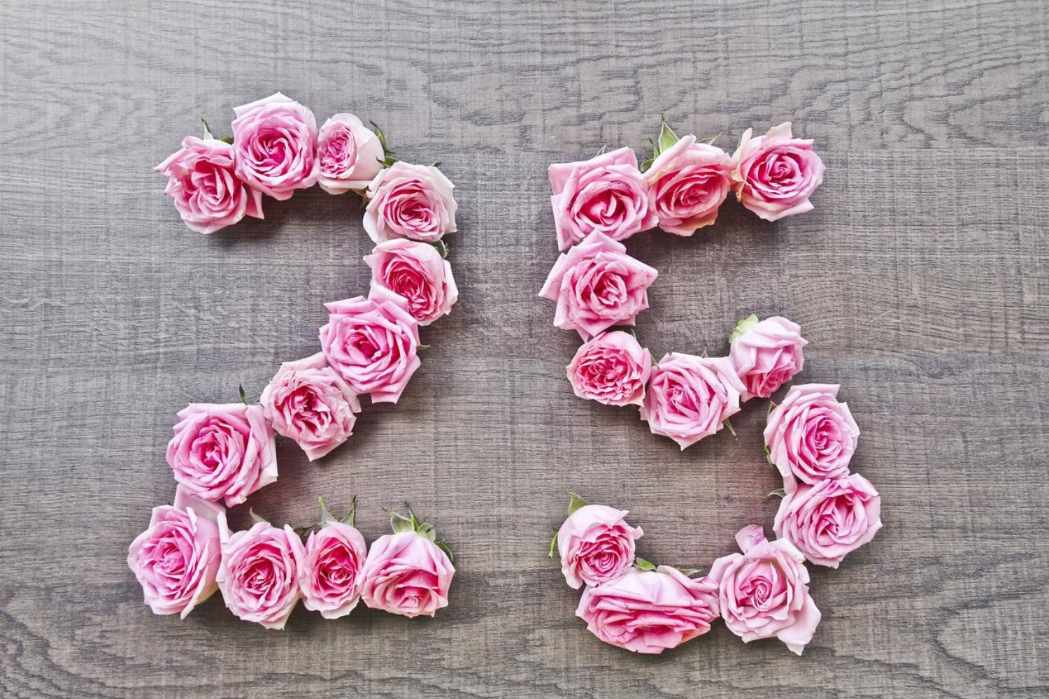 Floral Birthday Number Backdrop.