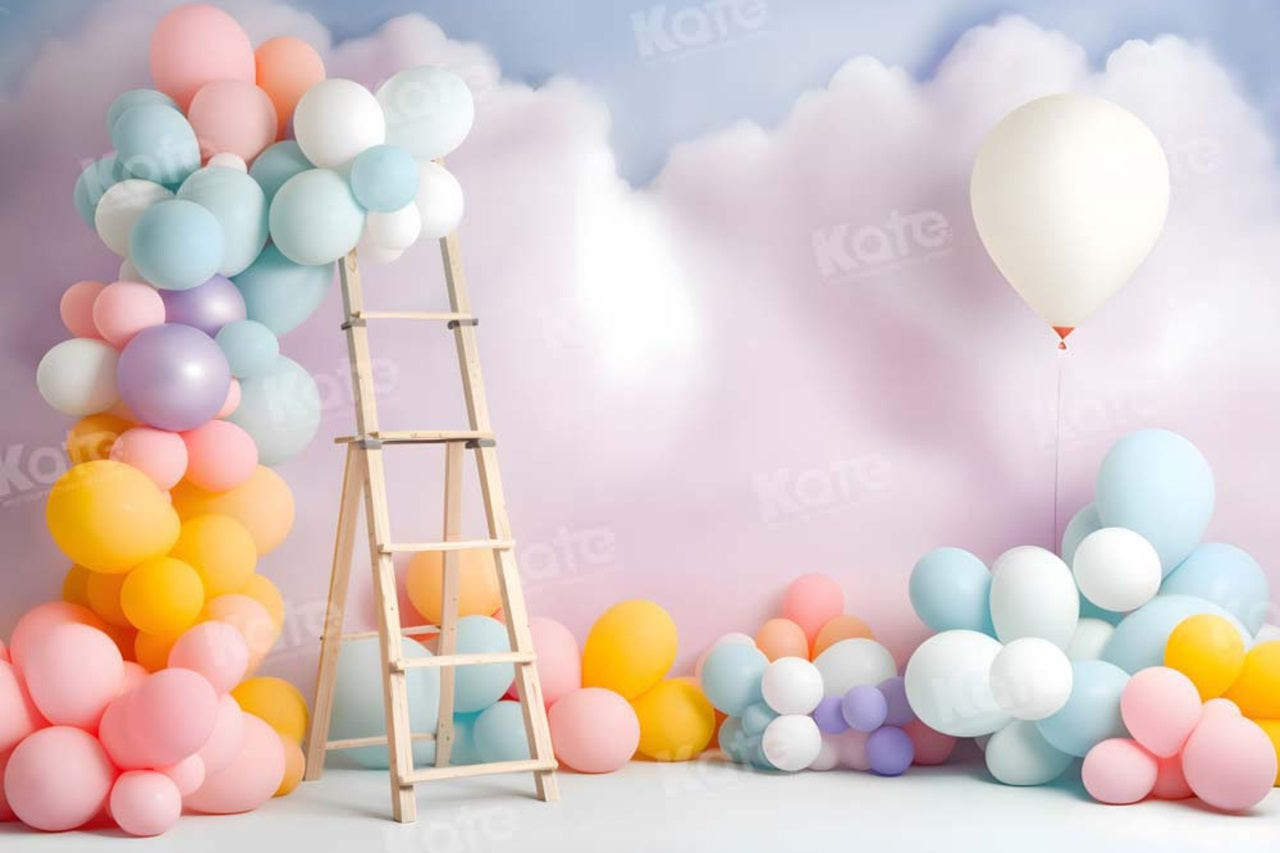 The colorful Balloon Backdrop