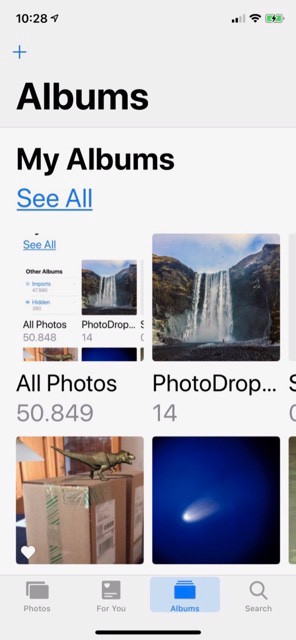 Accessing Recently Deleted Album on iPad