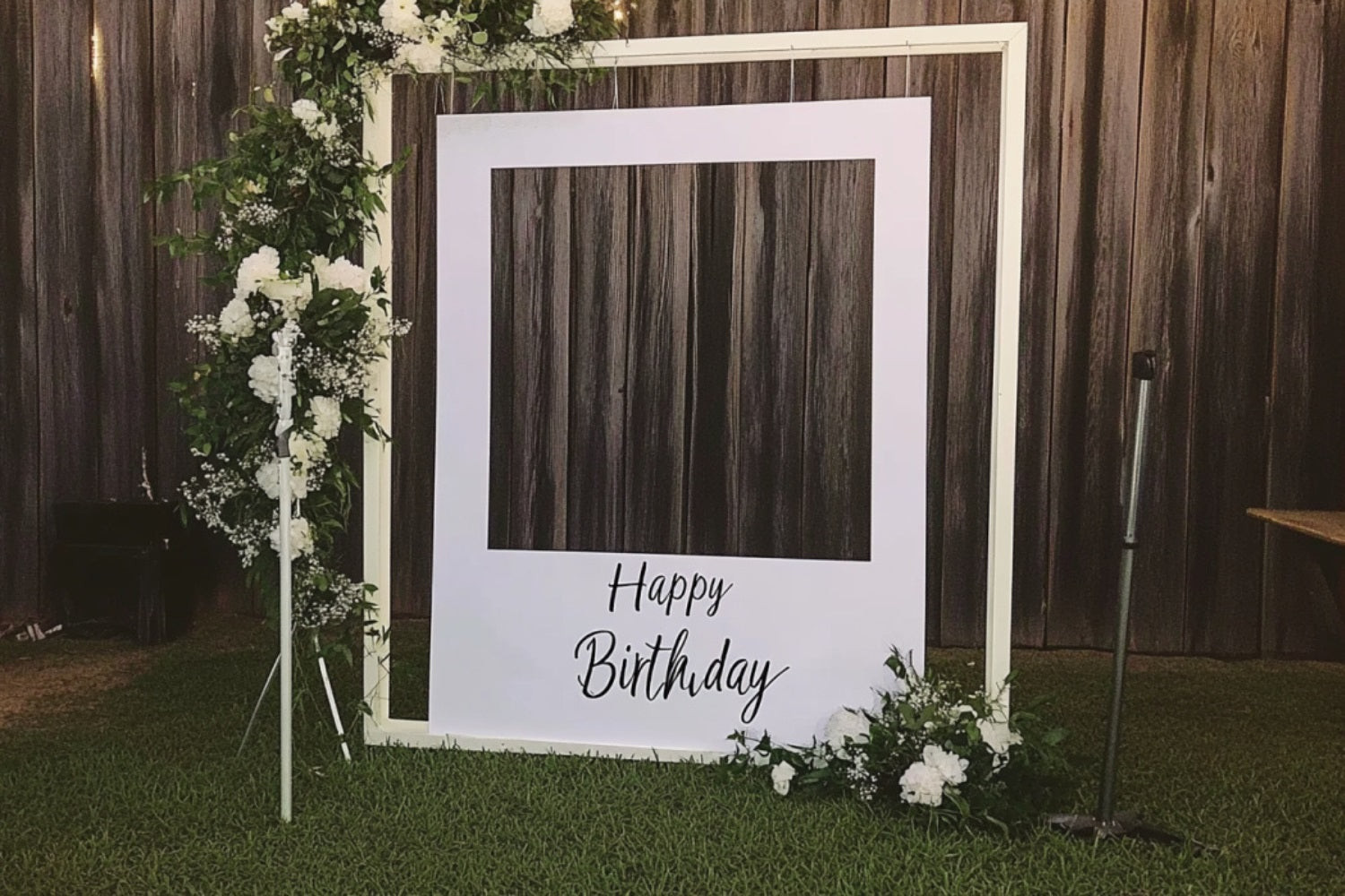 Polaroid Frame Backdrop