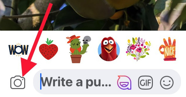 Photo album options in Facebook