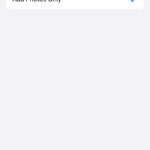 iPhone settings showing privacy and security options.