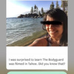 Travel photo comment example: Beautiful scenery with a question about the trip's highlight