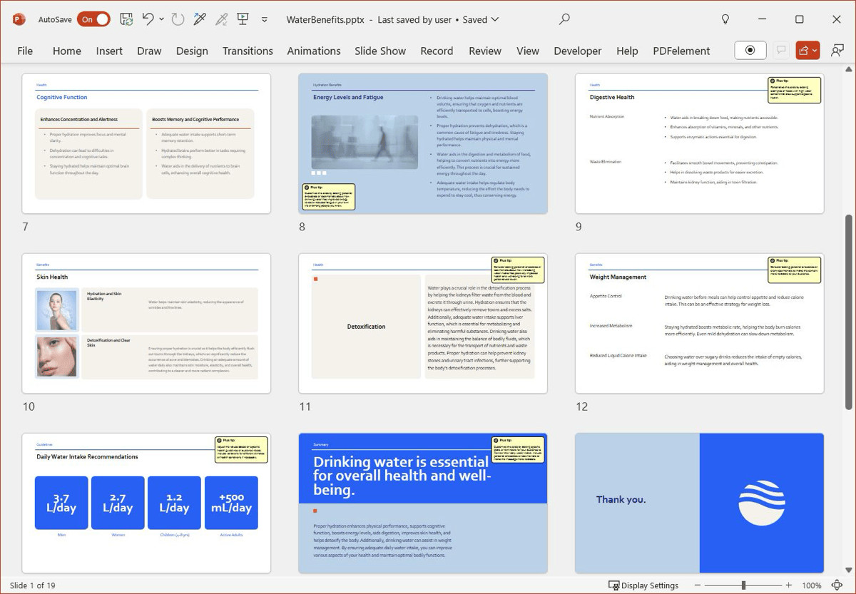 Using Plus AI to create structured slides in PowerPoint