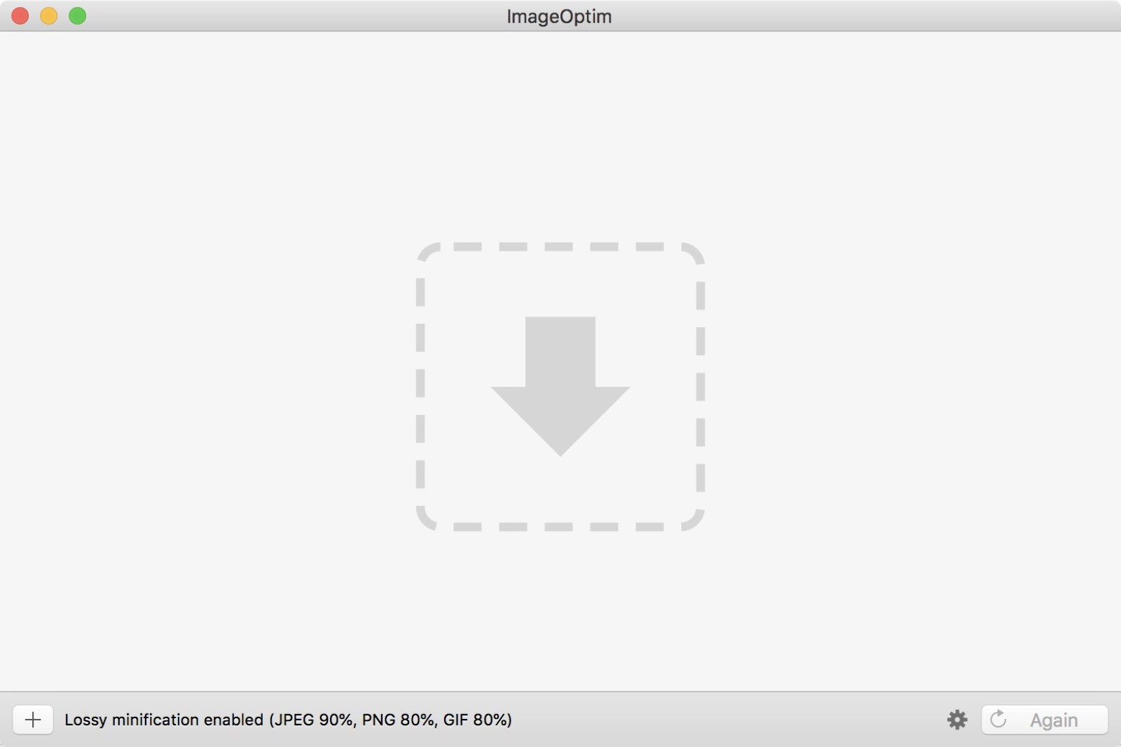 ImageOptim tool interface