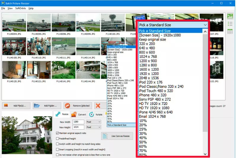 Home Page of Photo &amp; Picture Resizer