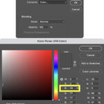 Applying a 30% gray fill in Photoshop for Generative Fill selection