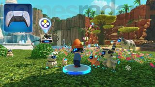 Taking photos at Astro Bot photo spots to earn bonus coins