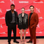 Can Yaman, Alanah Bloor and Ed Westwick at the "Fremantle Presents" TV Industry event in London, showcasing their professional collaboration and public presence.