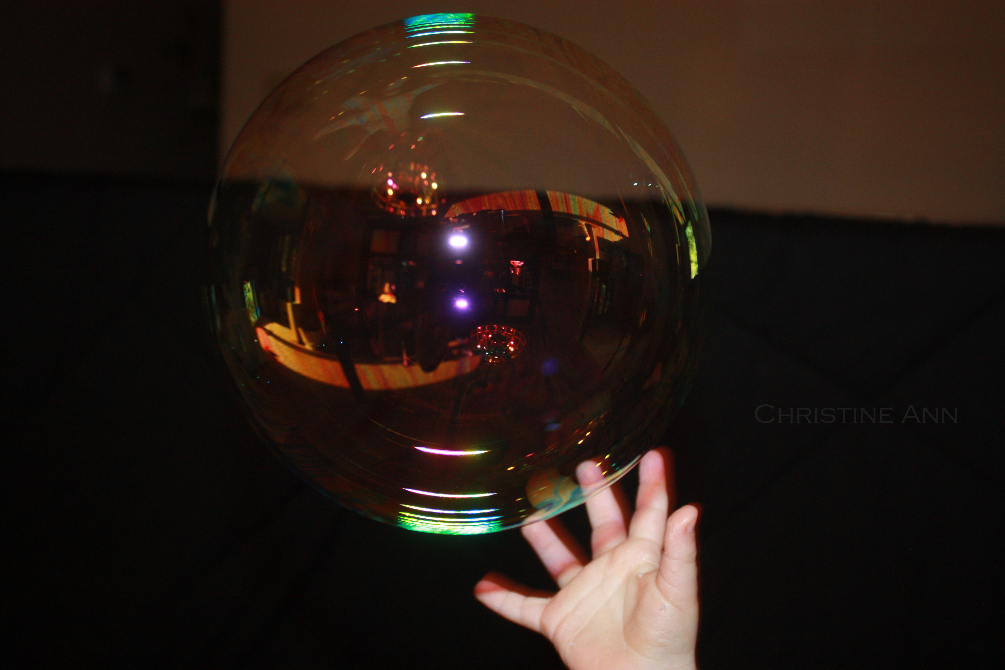 Original background bubble photo for Photoshop composite