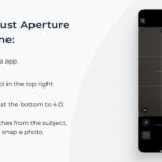 Adjusting iPhone’s camera settings for passport photos: Better aperture.