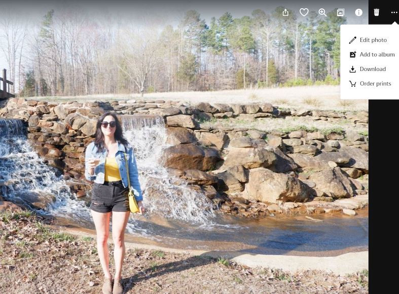Editing tools on Amazon Photos