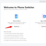 Choose Phone to iPhone to Migrate