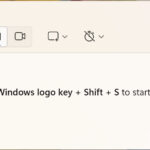 Image of Snipping Tool UI right when you open it.