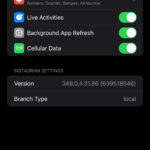iPhone privacy settings showing photo access for apps