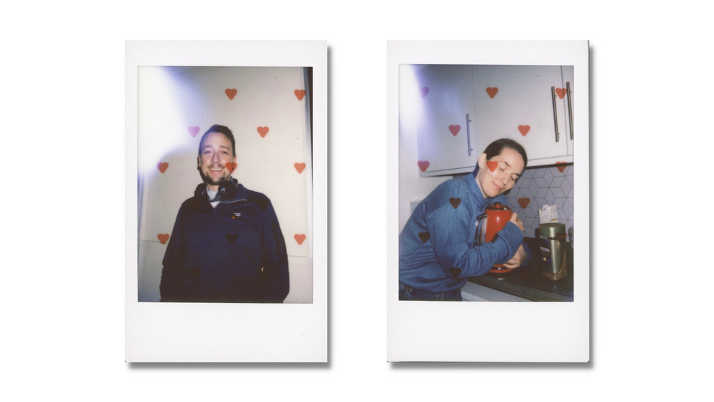 Instax mini shot with BKIFI instax mini adapters- hearts set
