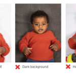 Baby passport photo guidance