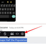 Click on Eye Icon on Discord