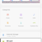 Click SD Card from My Files