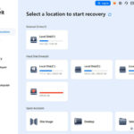 Select Samsung SD card to begin recovery