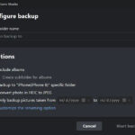 Configure Photo Library Backup