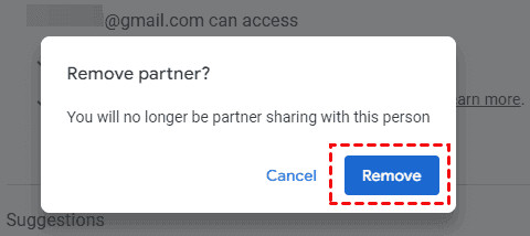 Remove Partner