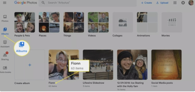 Google Photos Interface