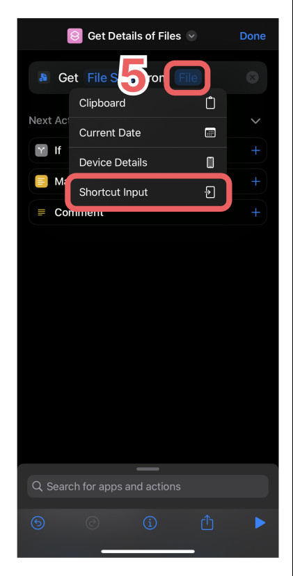 Creating a shortcut to display a photo