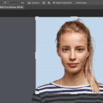 A screenshot of Photoshop with the crop tool selected