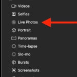 iPhone connected to Mac via USB, showing the import interface in the Photos app