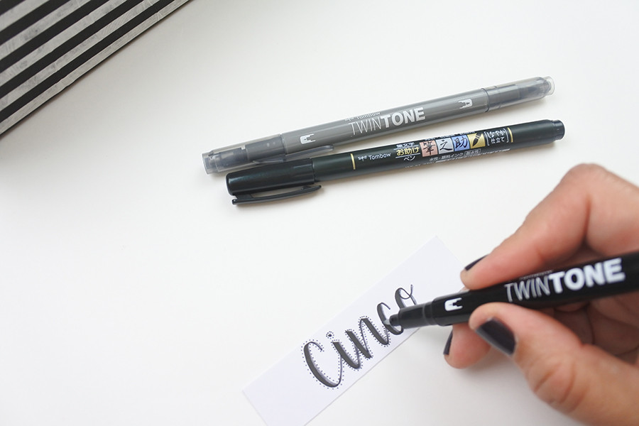 Using markers to create an identification tag for the photo box