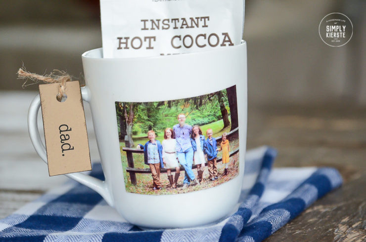 Easy DIY Photo Mug Gift Idea | simply kierste.com